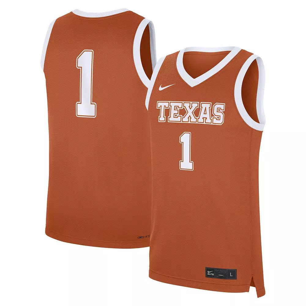 Texas Longhorns Replica Nike Mens College Basketball Jersey | CLEVGRJNCBJTEX-TEX Product Image