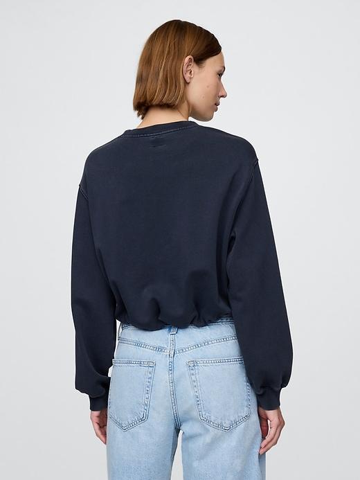 Heavyweight French Terry Bubble-Hem Sweatshirt Product Image