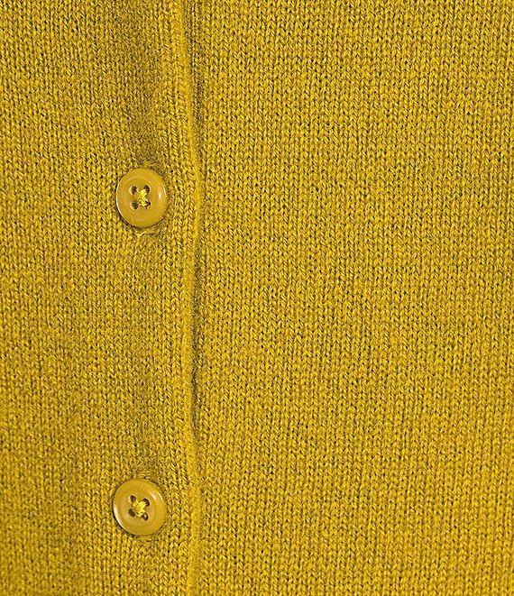 Antonio Melani Lindsay Crew Neckline Long Sleeve Button Front Cashmere Cardigan Product Image