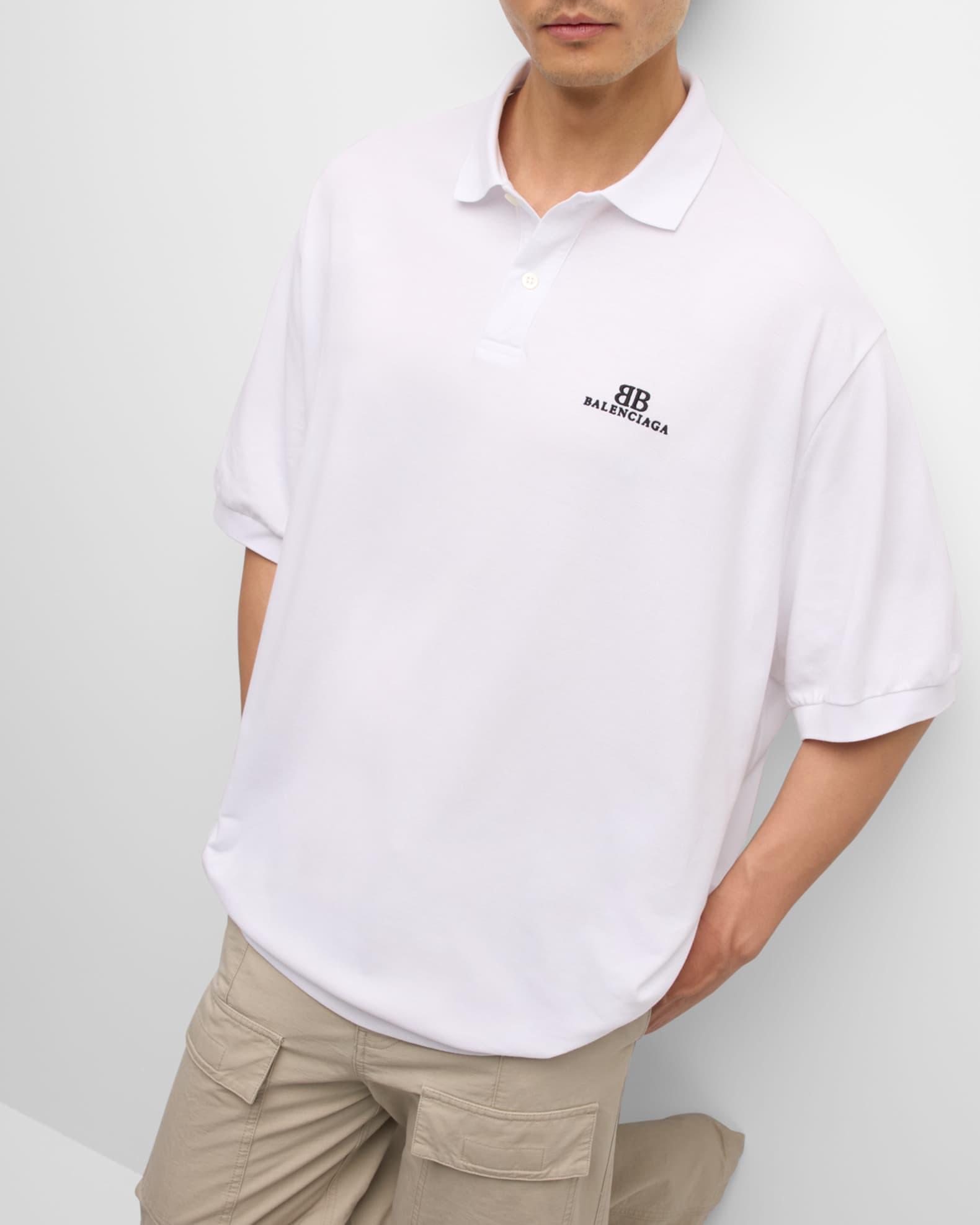Mens Bb Classic Balenciaga Polo Shirt Oversized Product Image