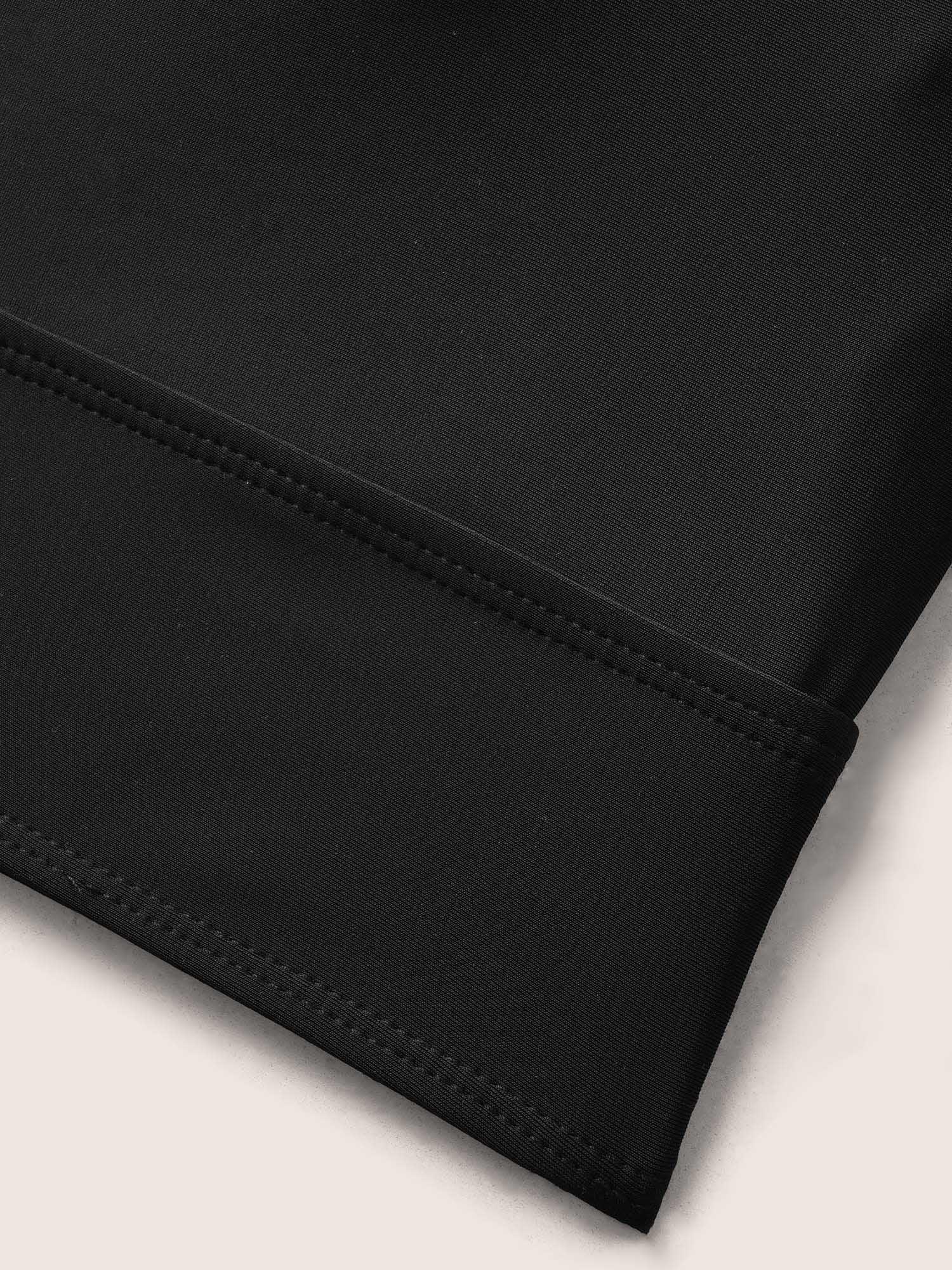 Asymmetrical Neck Cut Out Gathered Swim Top Female Product Image