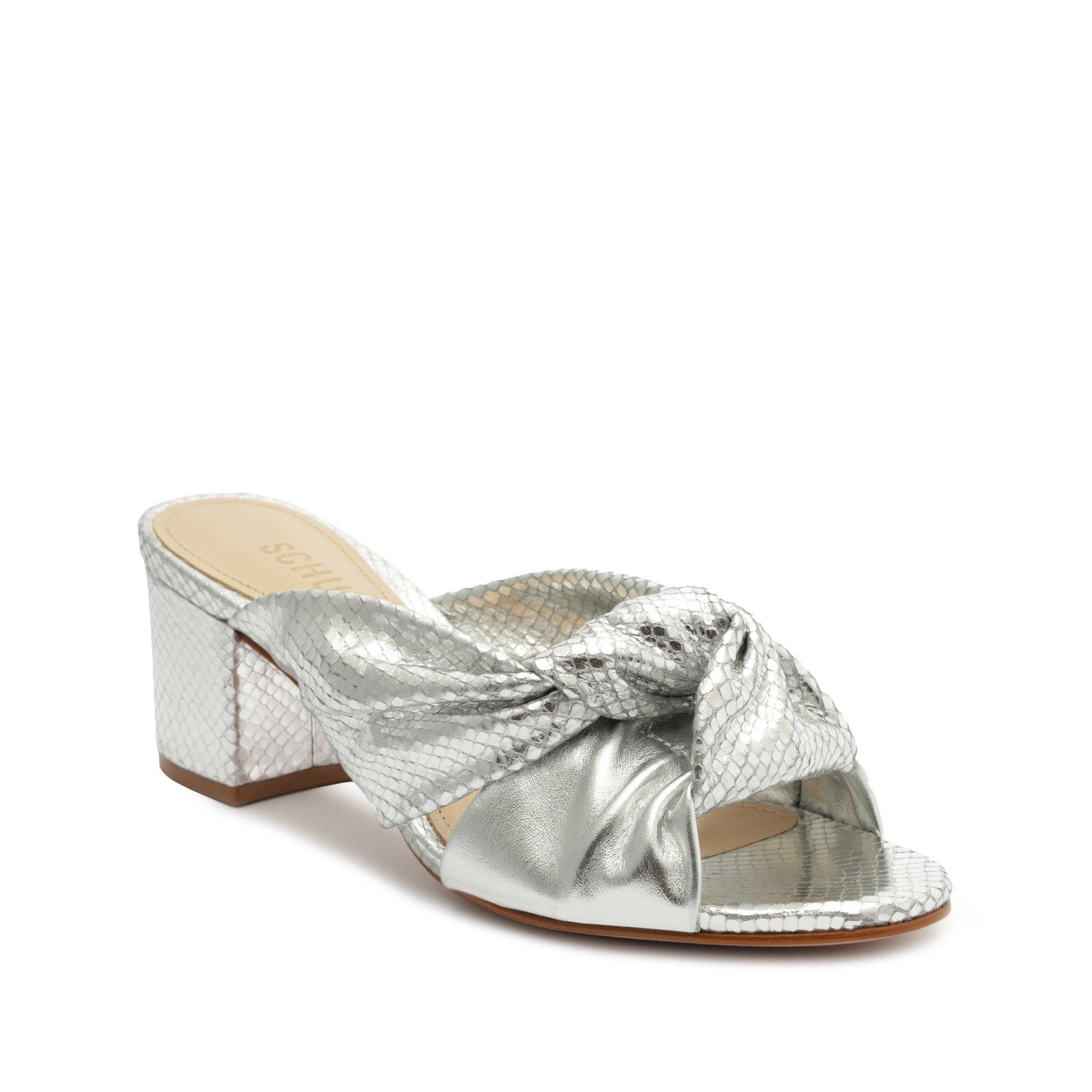 Mindy Mid Block Metallic Sandal Female Product Image