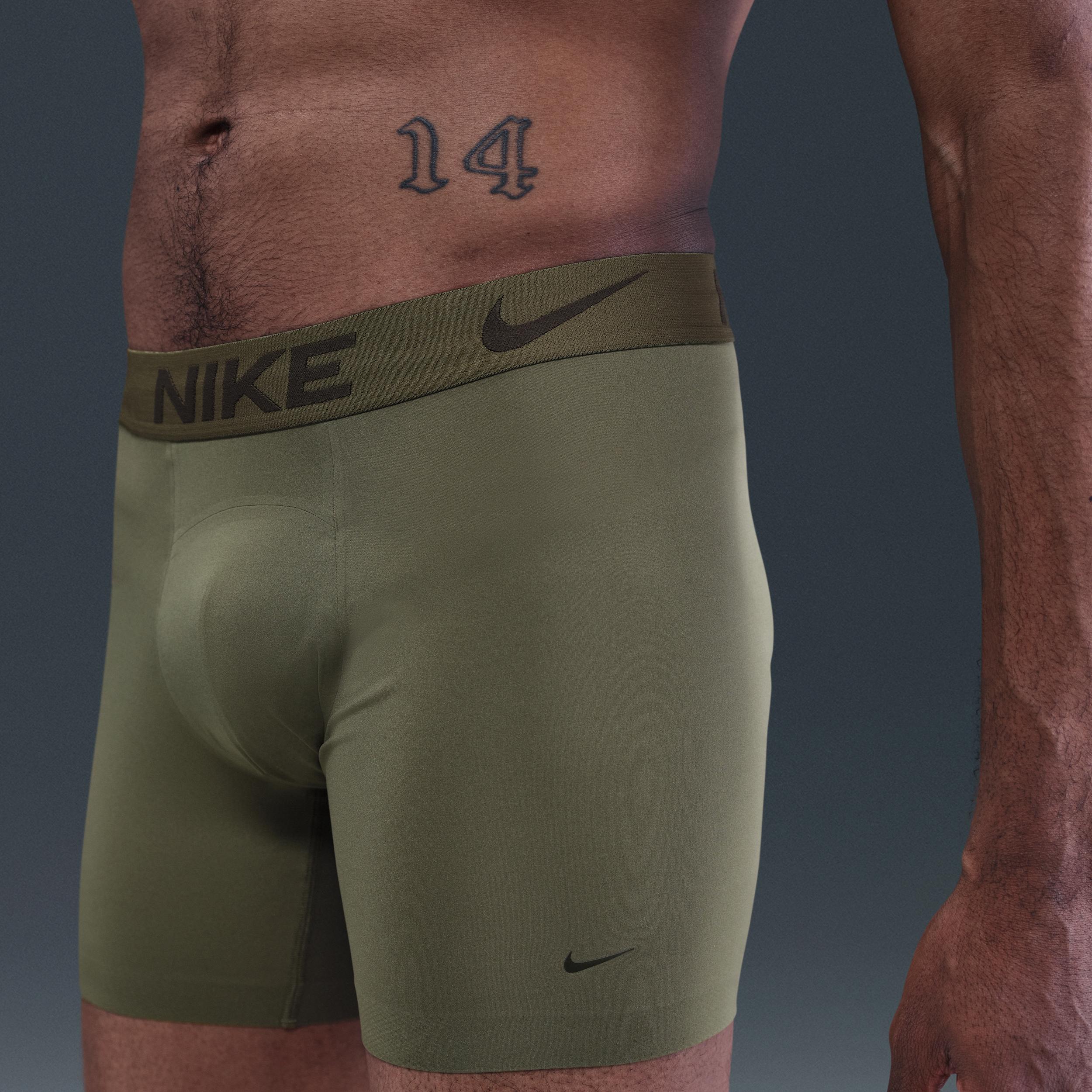 Nike Mens Elite Micro Dri-FIT ADV Boxer Briefs | KE1266-310 Product Image