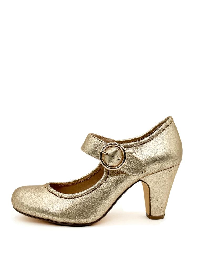 Madeline Metallic Mary Jane Heels Product Image