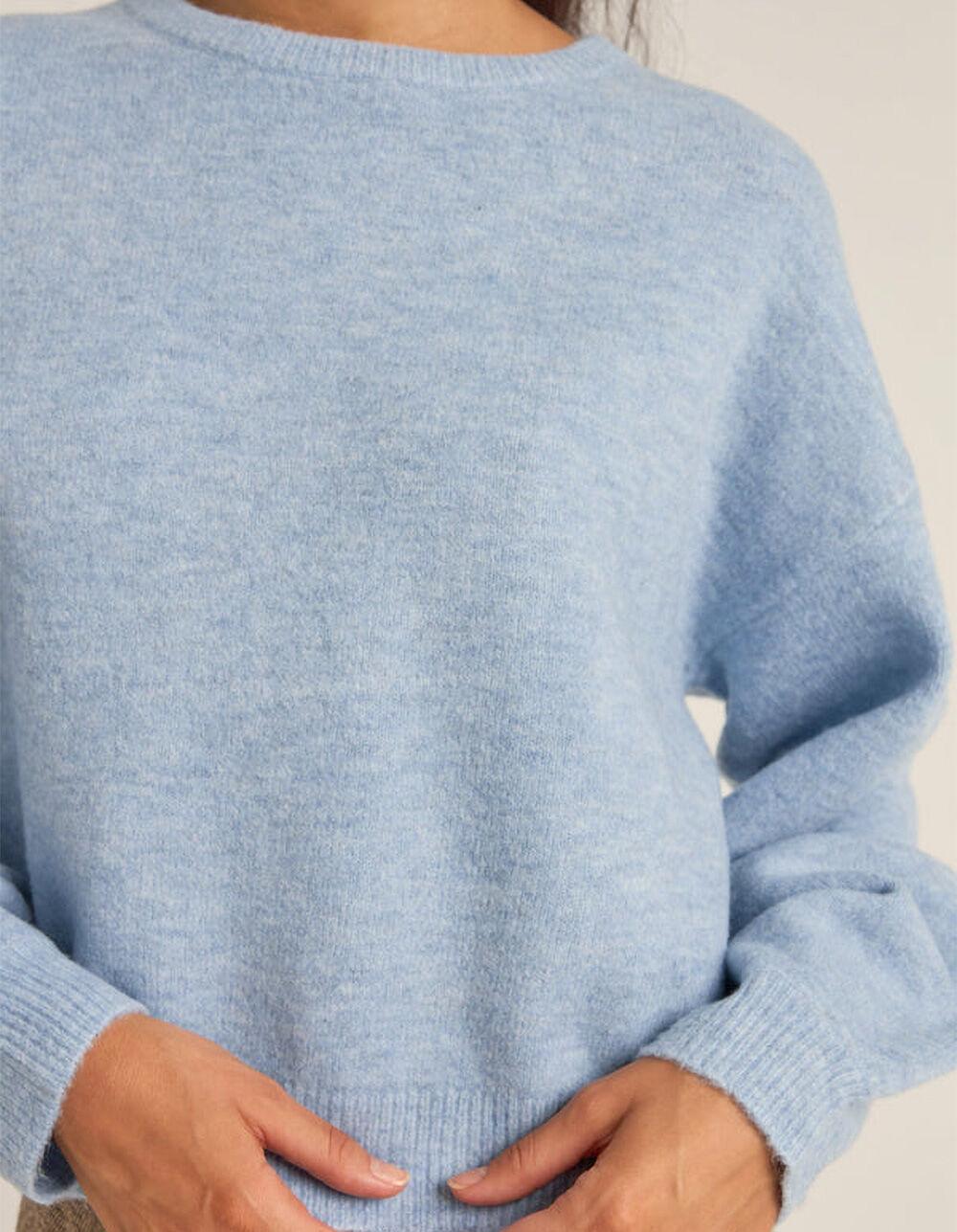 RHYTHM Powder Knit Womens Sweater - BLUE Product Image