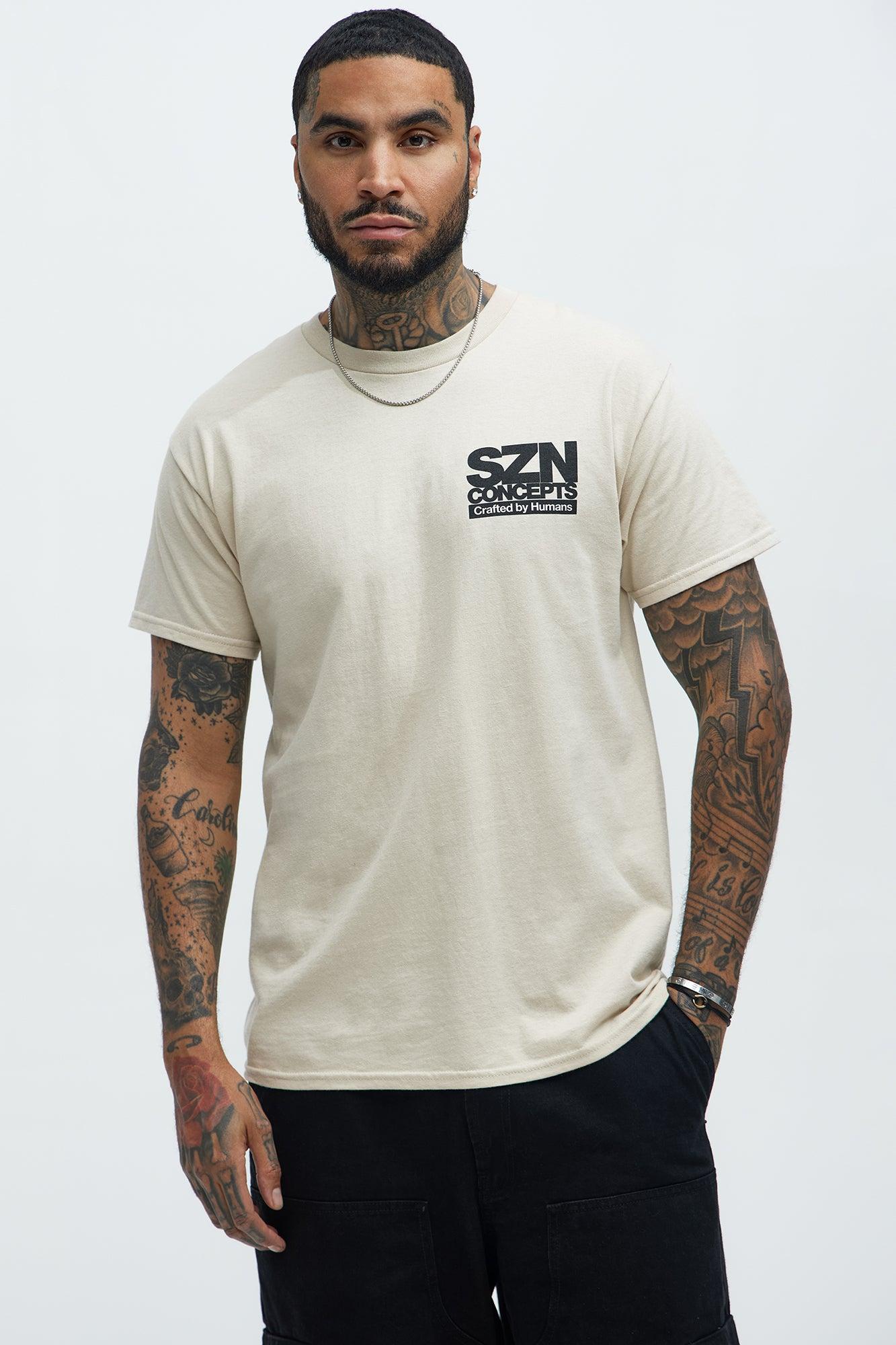 SZN Concepts Short Sleeve Tee - Sand Product Image