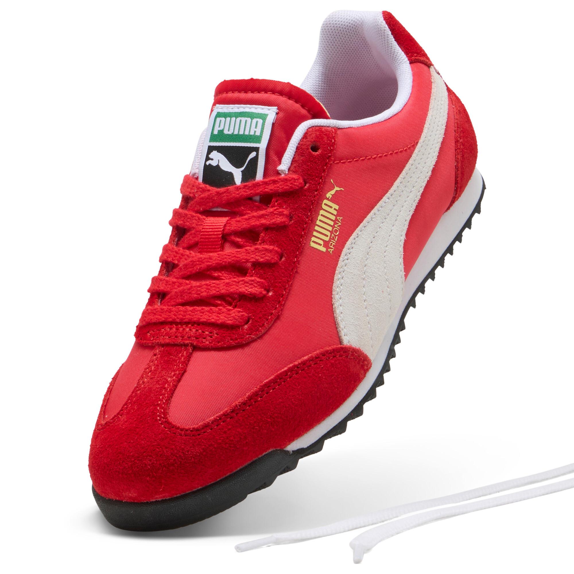 PUMA Arizona Nylon Wns Women Shoes in For All Time Red/White/Gold Product Image