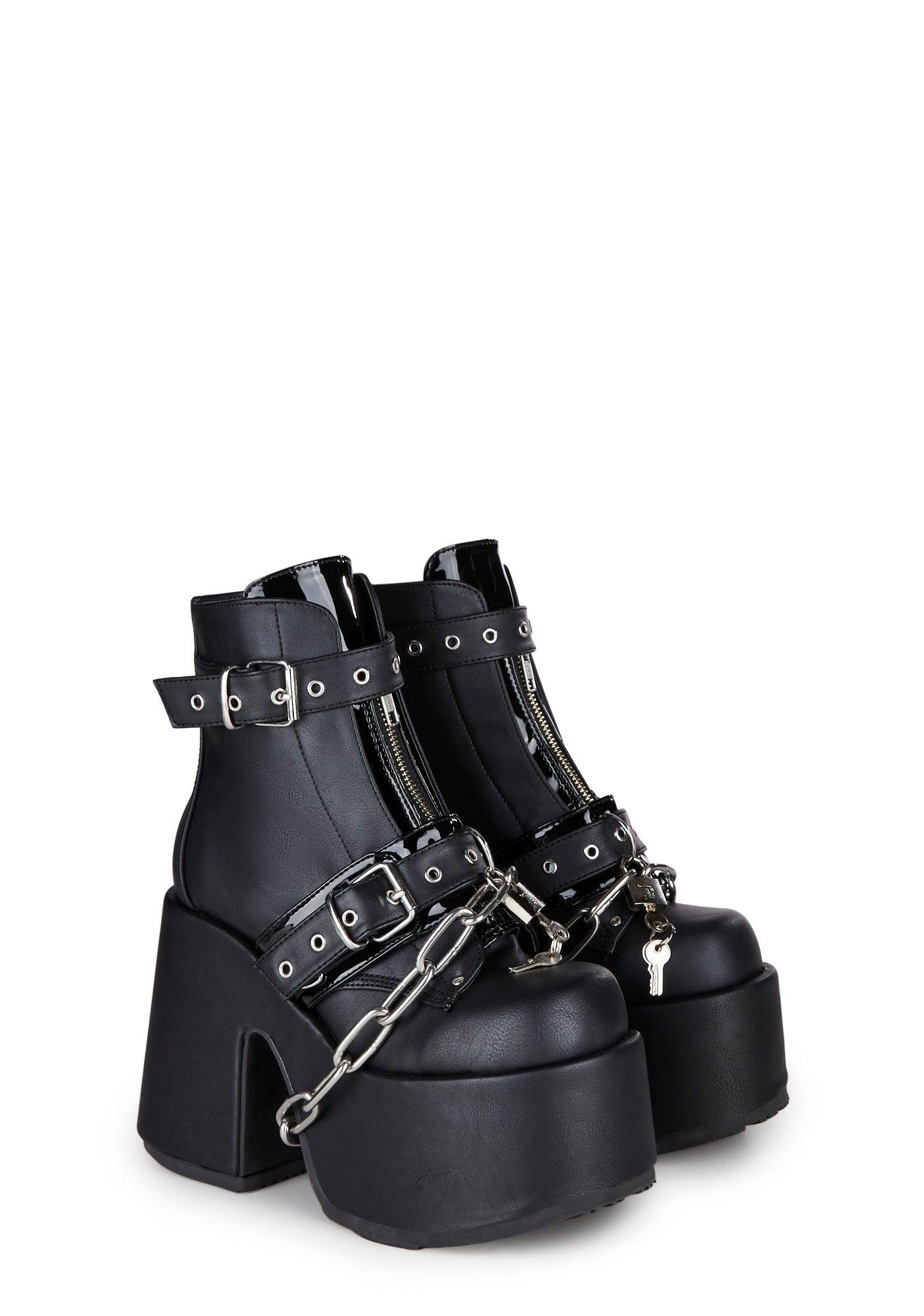 Ruin My Life Platform Ankle Boots Product Image