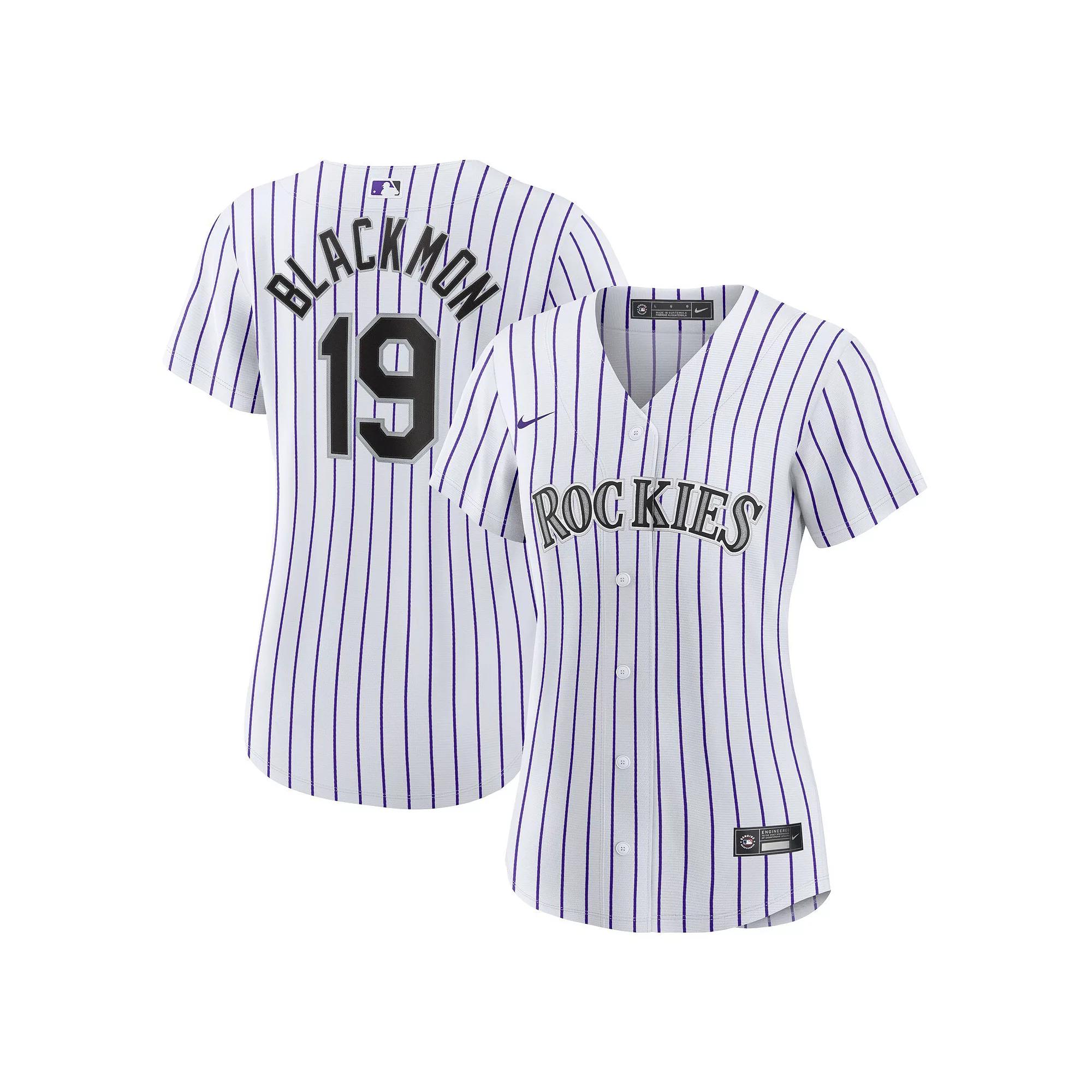 Women's Nike Charlie Blackmon White Colorado Rockies Home Replica Player Jersey, Size: 2XL Product Image