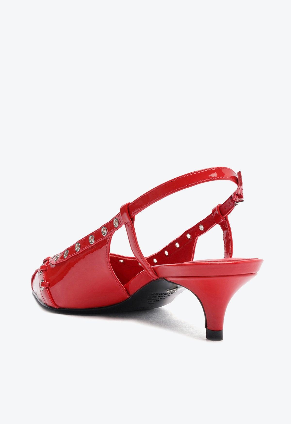 Ruth Mid Patent Leather Pump Product Image