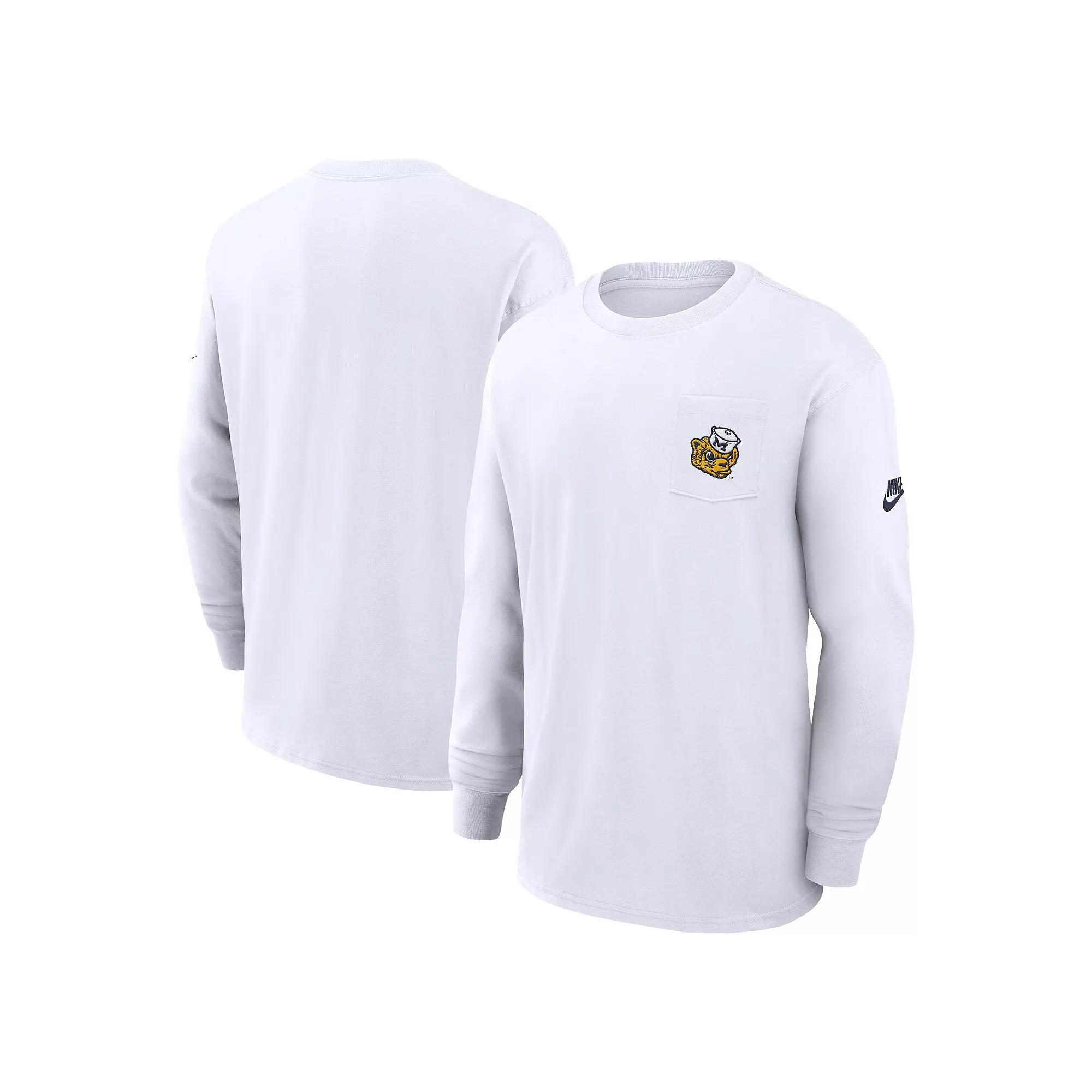 Oklahoma Sooners Legacy Max90 Pocket Nike Mens College Long-Sleeve T-Shirt | 01ND10AOKV-DHV Product Image