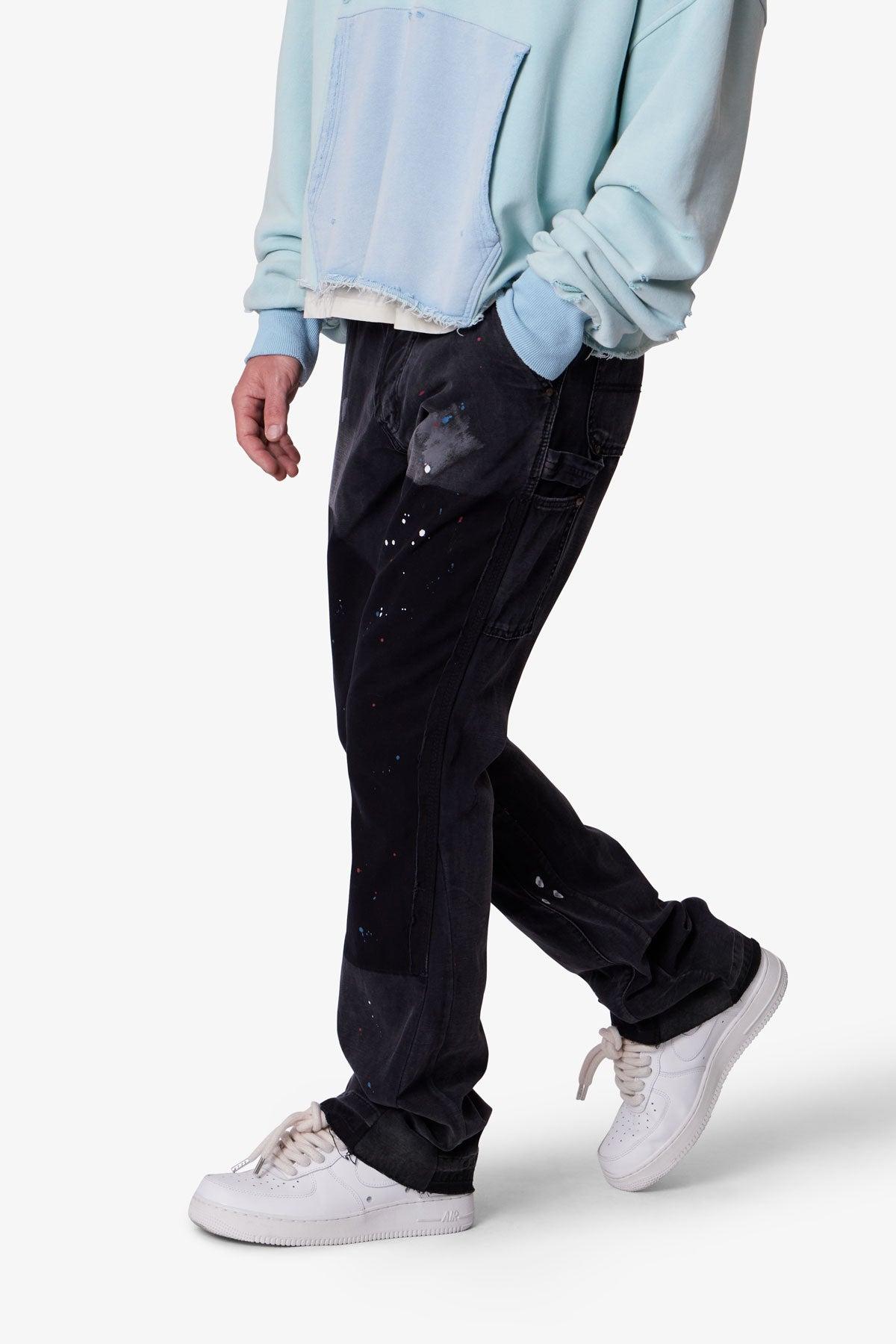 B243 Flare Denim - Black Product Image