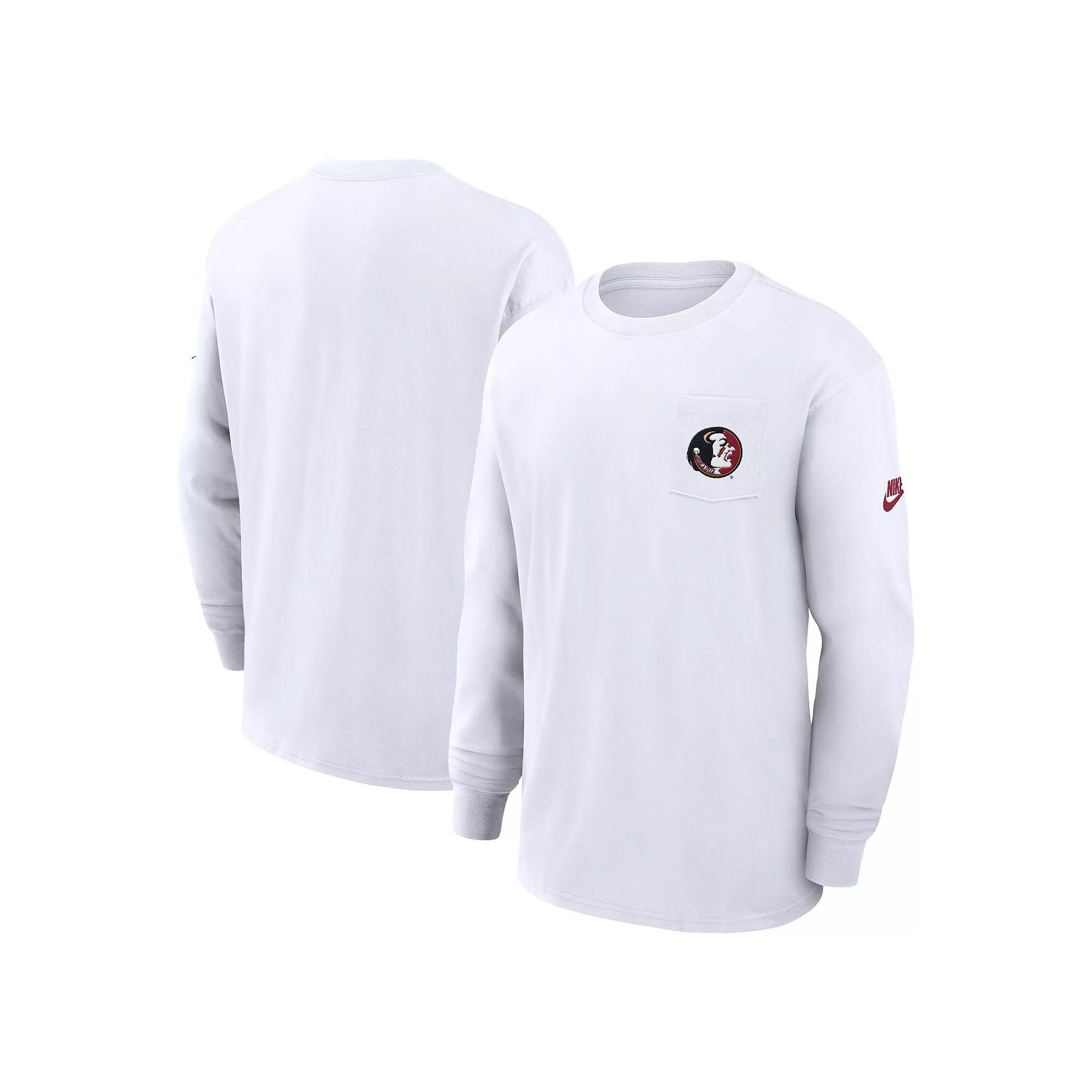 Oklahoma Sooners Legacy Max90 Pocket Nike Mens College Long-Sleeve T-Shirt | 01ND10AOKV-DHV Product Image