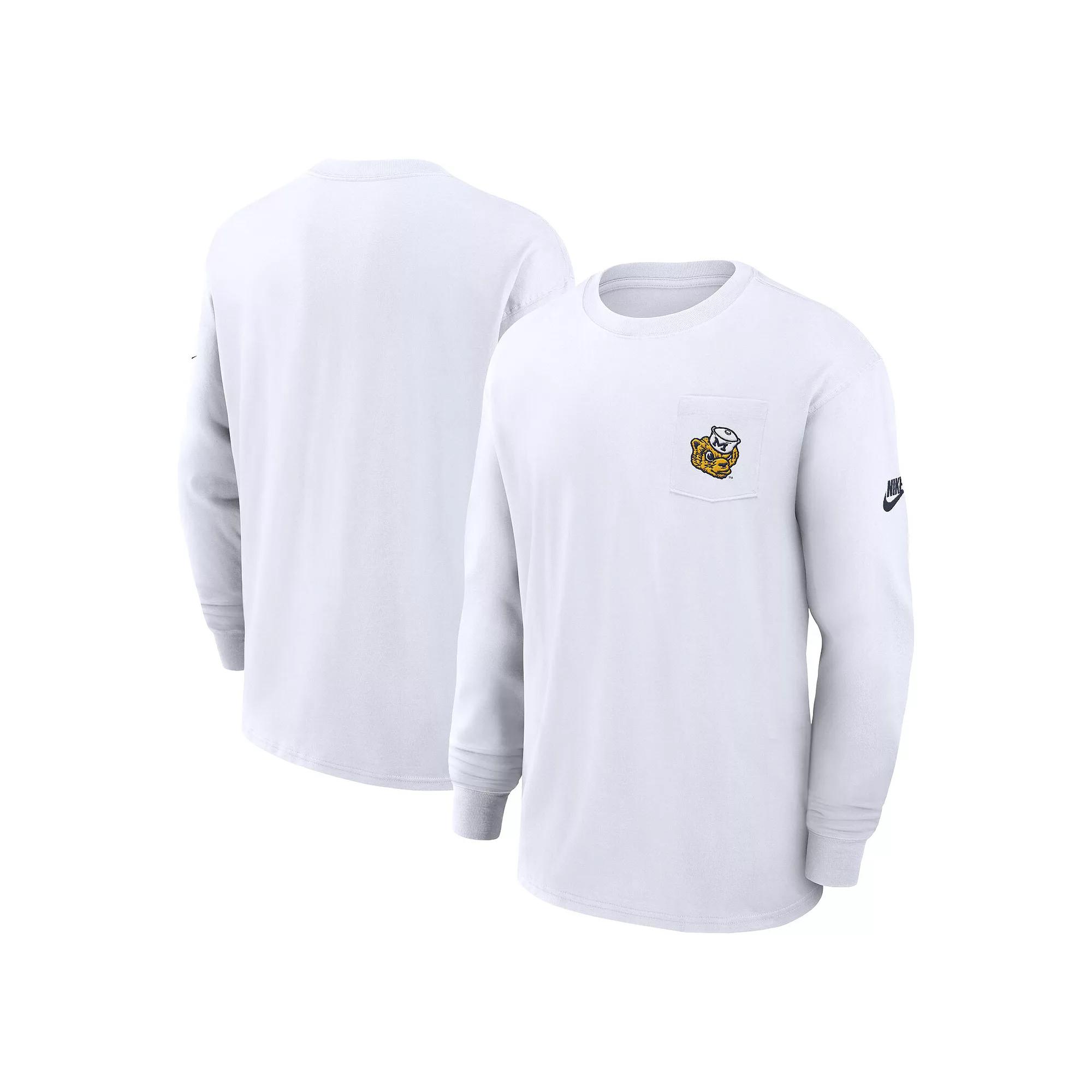 Oklahoma Sooners Legacy Max90 Pocket Nike Mens College Long-Sleeve T-Shirt | 01ND10AOKV-DHV Product Image