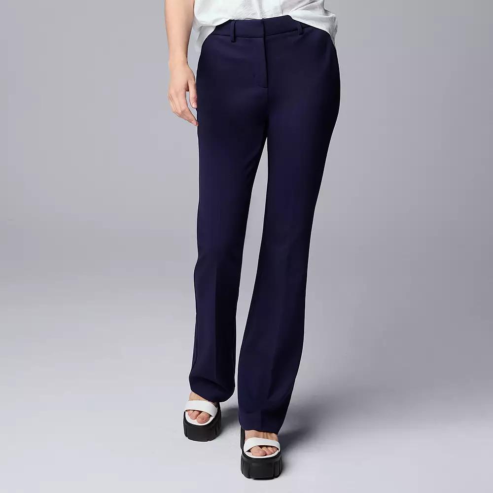 Women's Simply Vera Vera Wang High-Rise Flare Pants,  Product Image