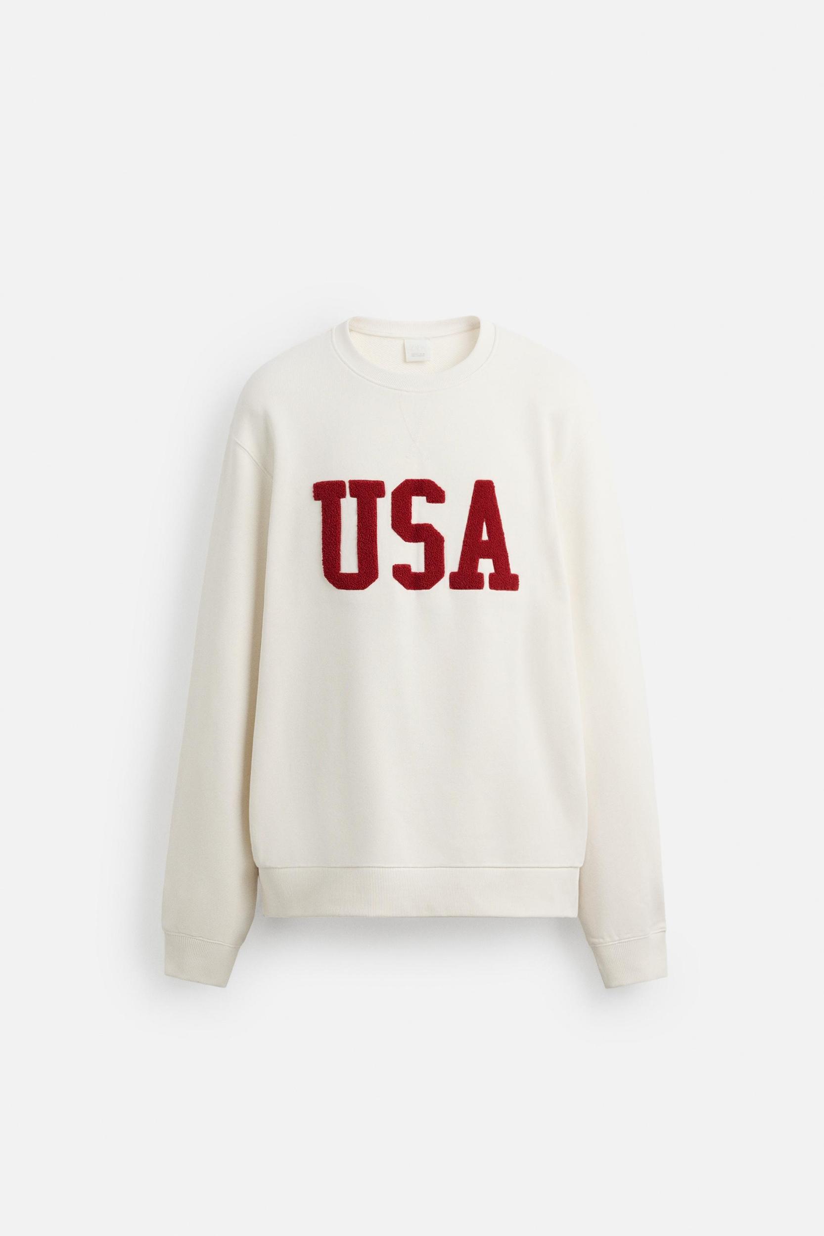 TEXTURED PATCH SWEATSHIRT Product Image
