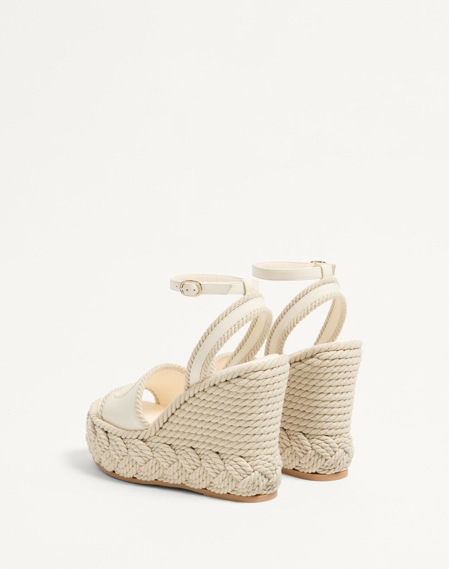 Vlogo Torchon Wedge Sandal In Nappa 130Mm Product Image
