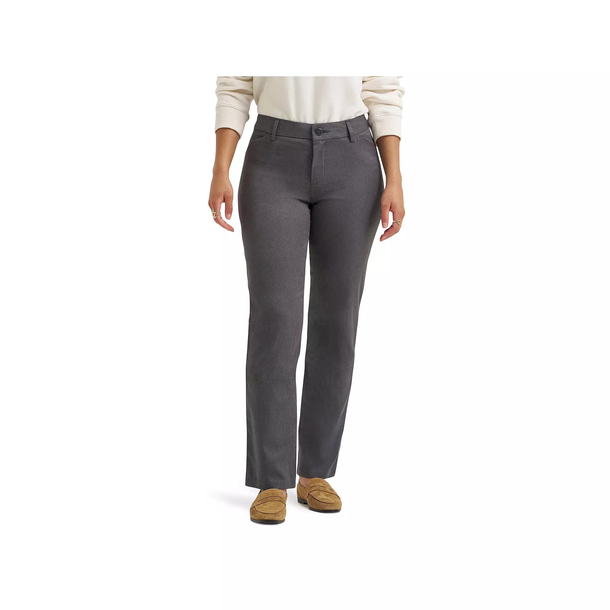 Women's Lee® Wrinkle-Free Relaxed Fit Straight-Leg Pants,  Product Image