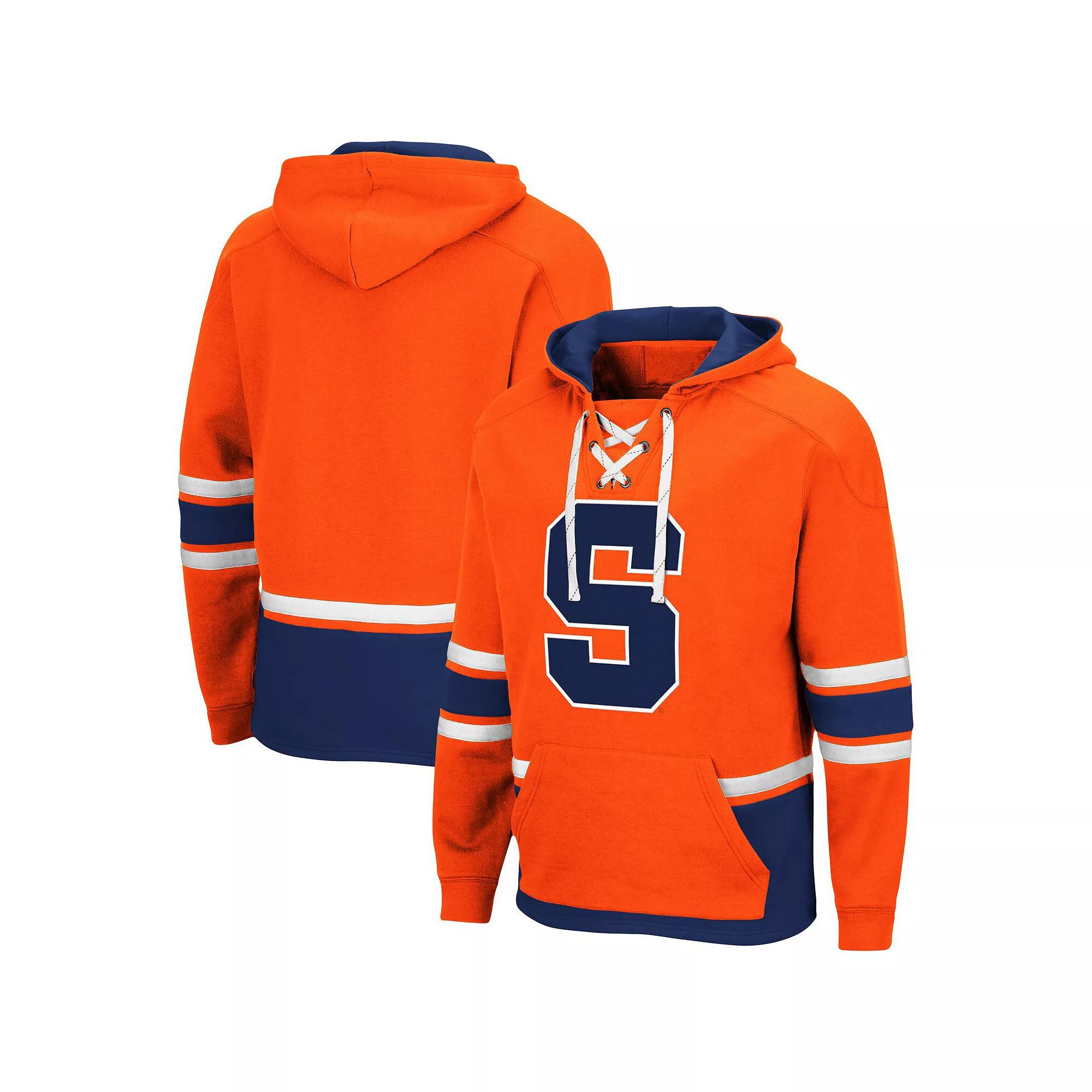 Men's Colosseum Orange Syracuse Orange Lace Up 3.0 Pullover Hoodie, Size: Medium Product Image
