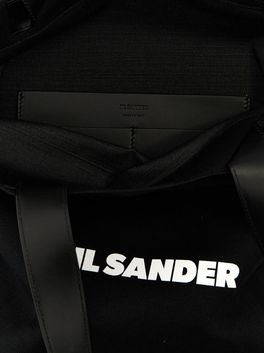 JIL SANDER Flat Tote Bag In Black Product Image