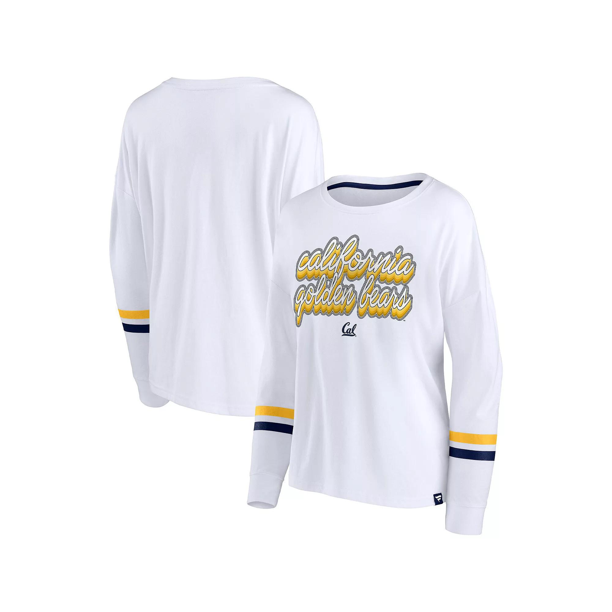 Womens Fanatics Cal Bears Retro Power Striped Long Sleeve T-Shirt Product Image