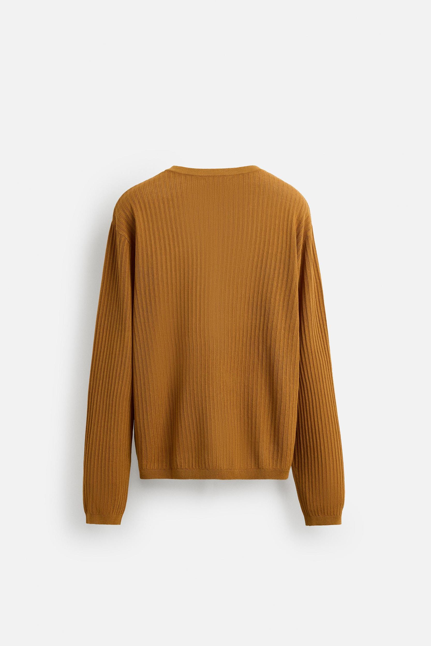 BUTTON NECK KNIT T-SHIRT Product Image
