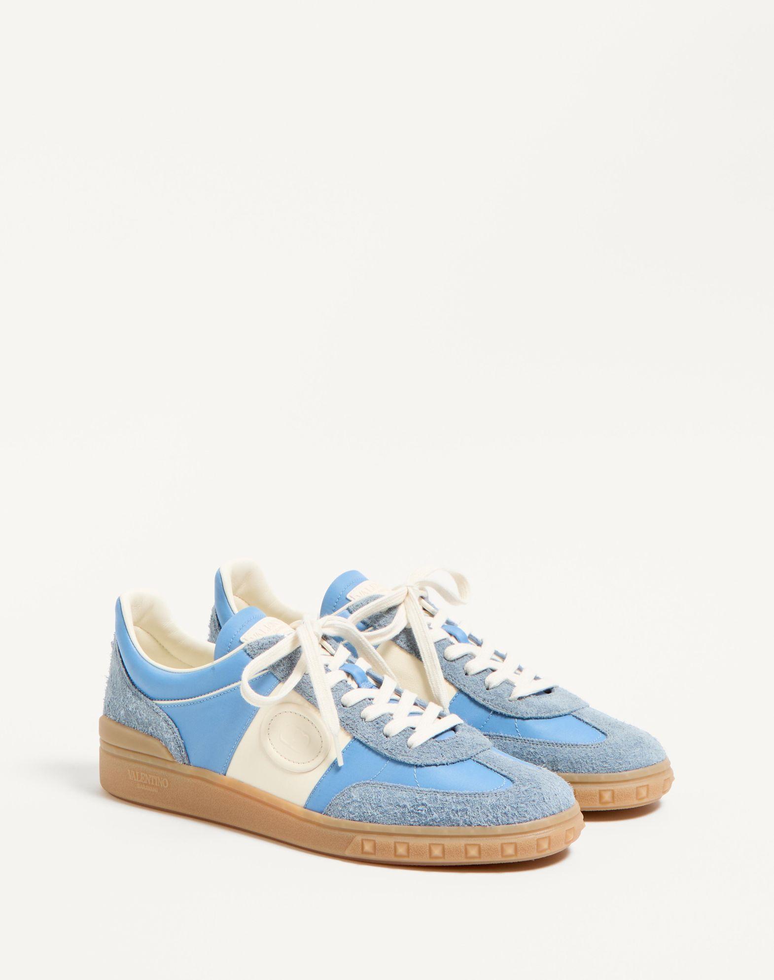 Upvillage Low Top Sneaker In Crust Leather And Nylon Product Image