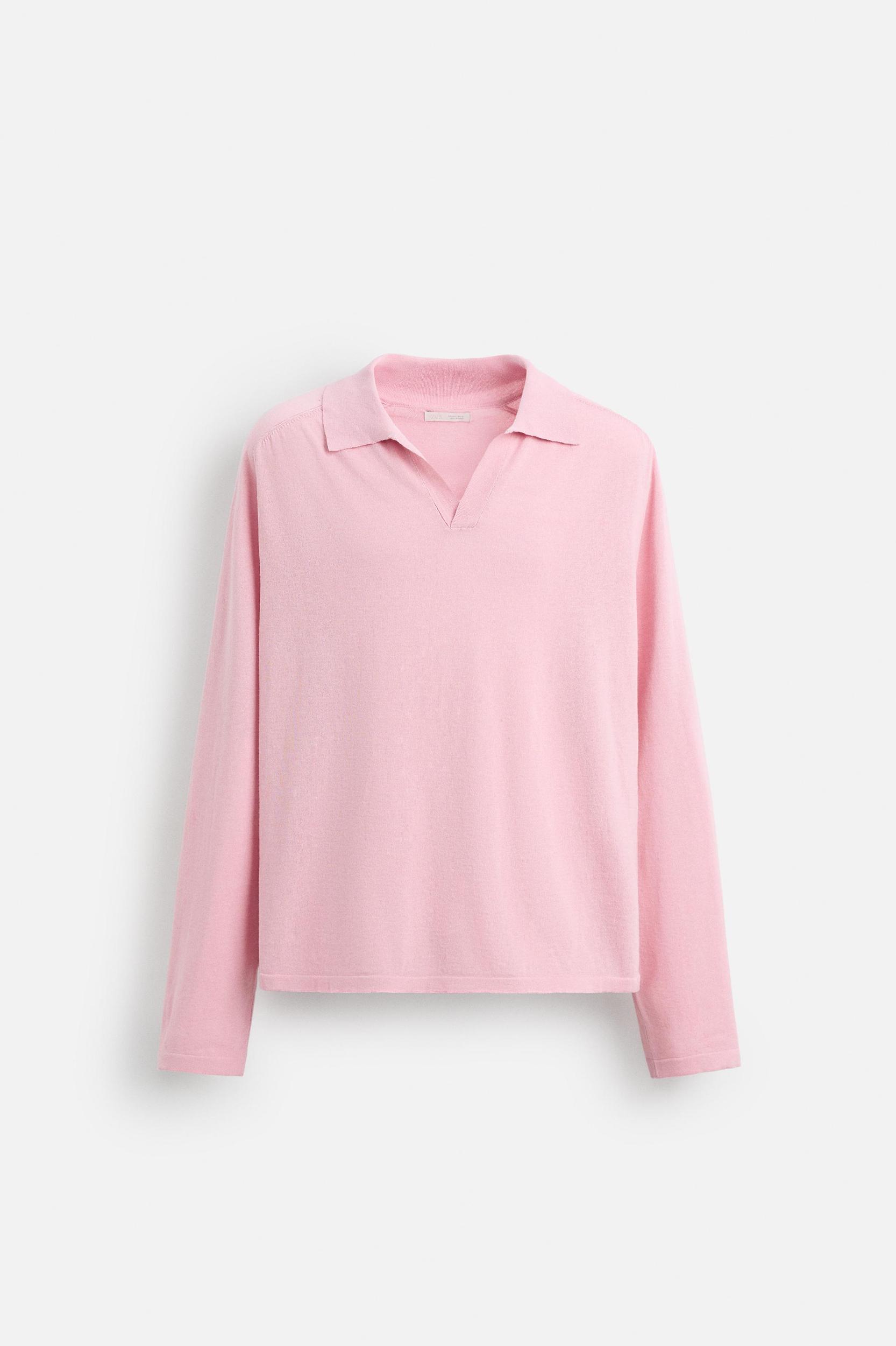 LIGHTWEIGHT KNIT POLO SHIRT Product Image