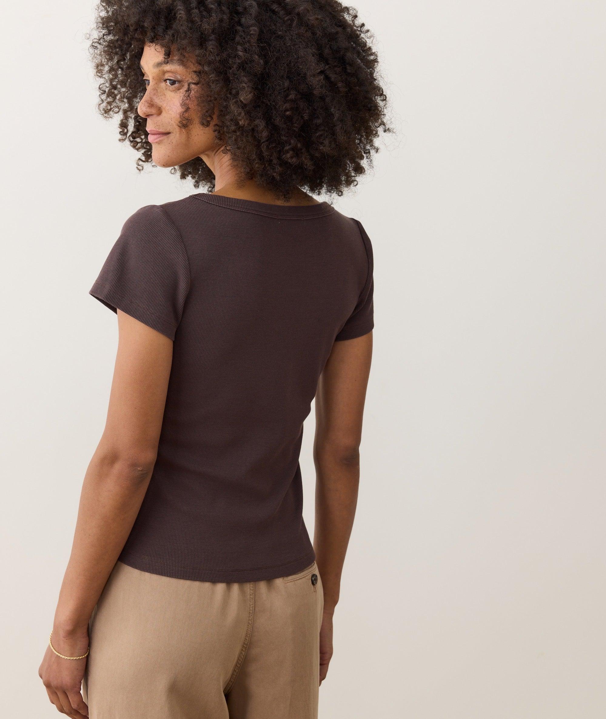 Lexi Rib Sun-In Scoop Tee Product Image