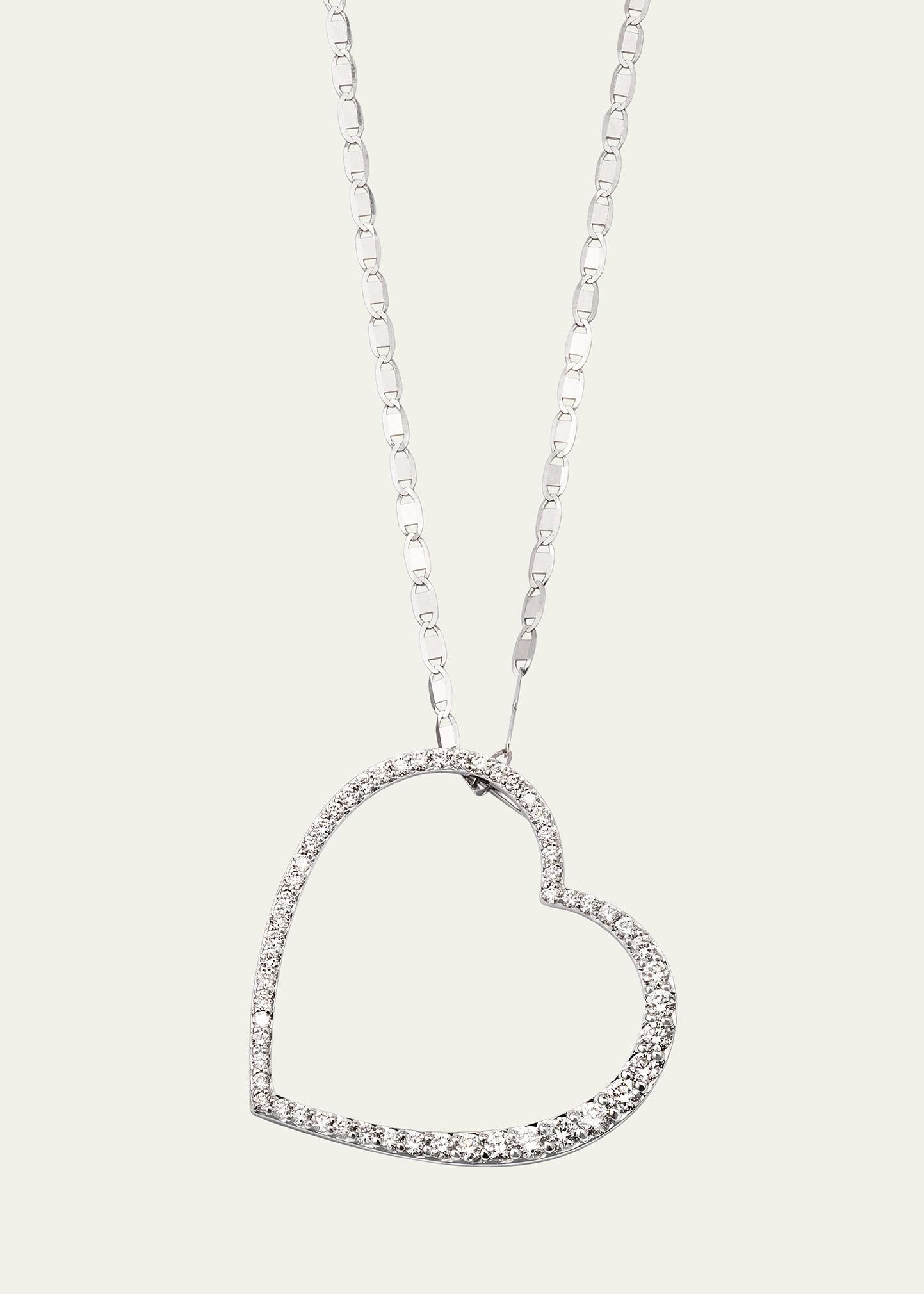 Flawless Graduating Heart Pendant Necklace, 18L Product Image