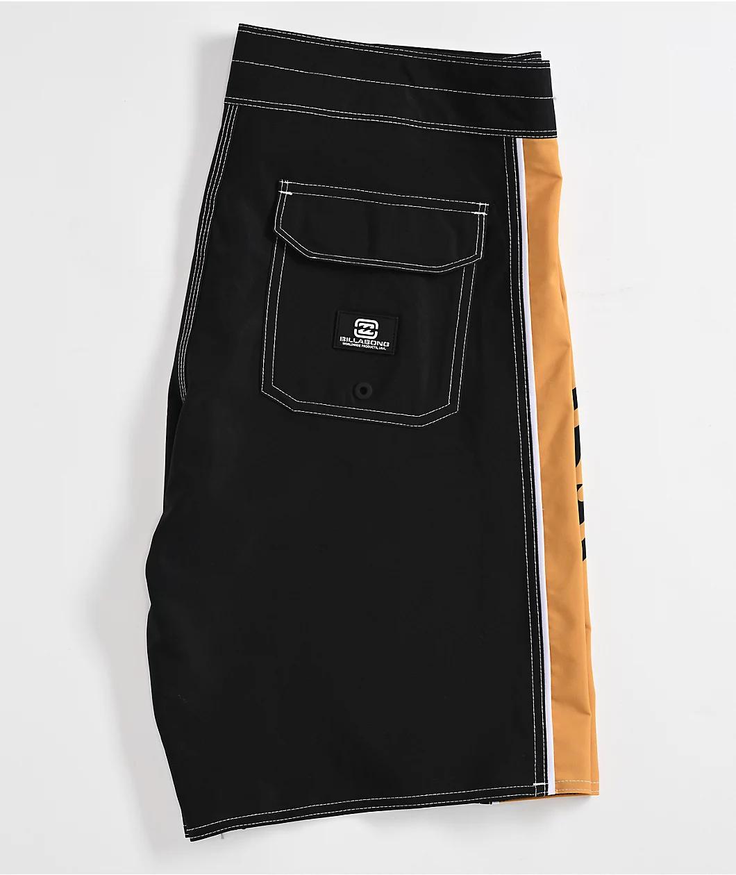 Billabong D Bah 2.0 Pro Black & Gold Board Shorts Product Image