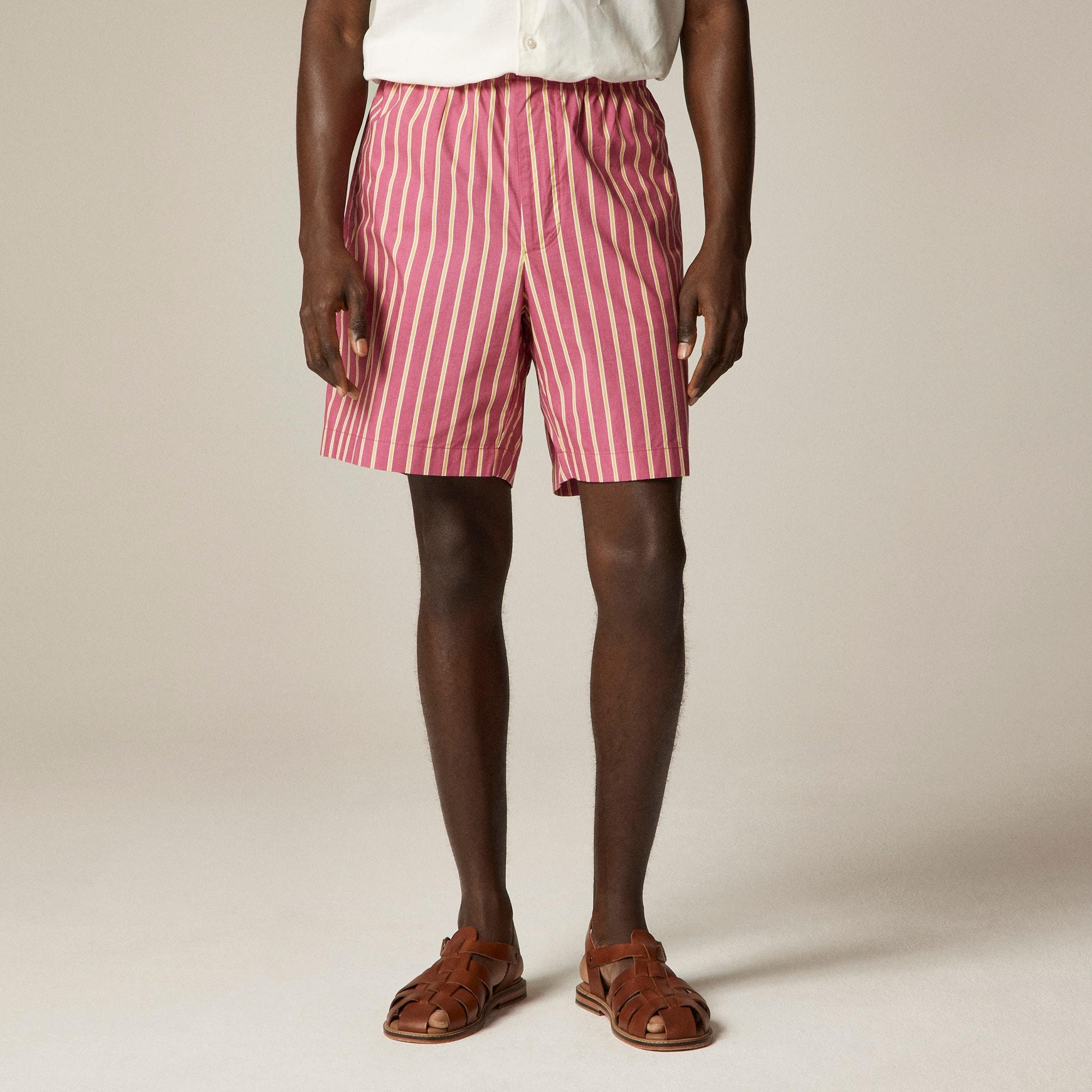 8" Relaxed cotton poplin short Product Image