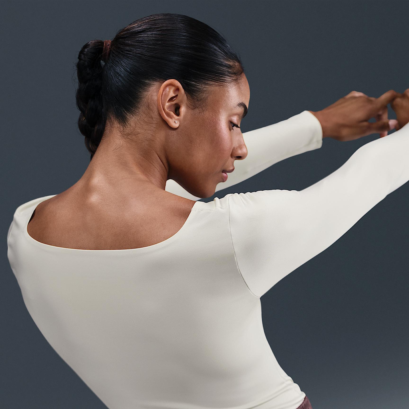 Nike Womens Form Long-Sleeve Bodysuit | HQ8296-104 Product Image