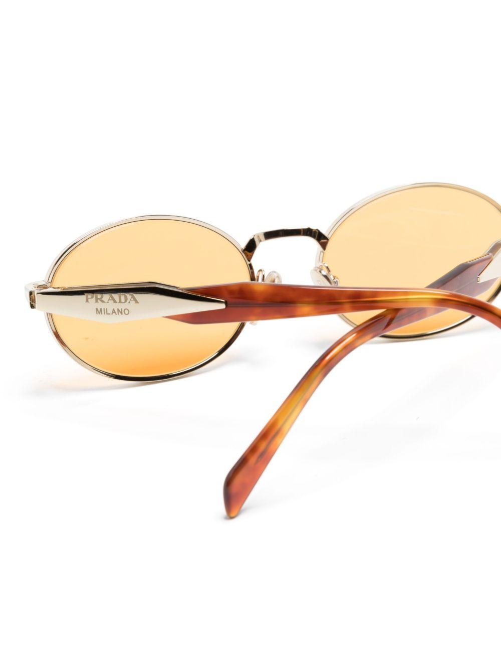 round-frame tinted sunglasses Product Image