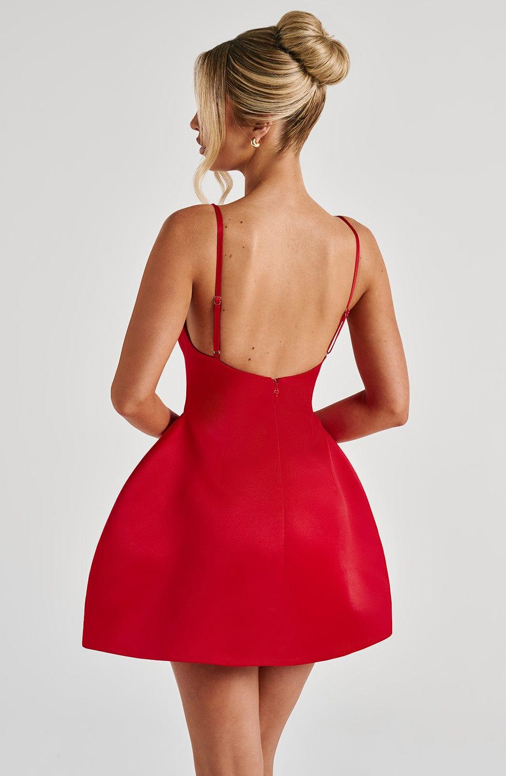Tate Mini Dress - Red Product Image
