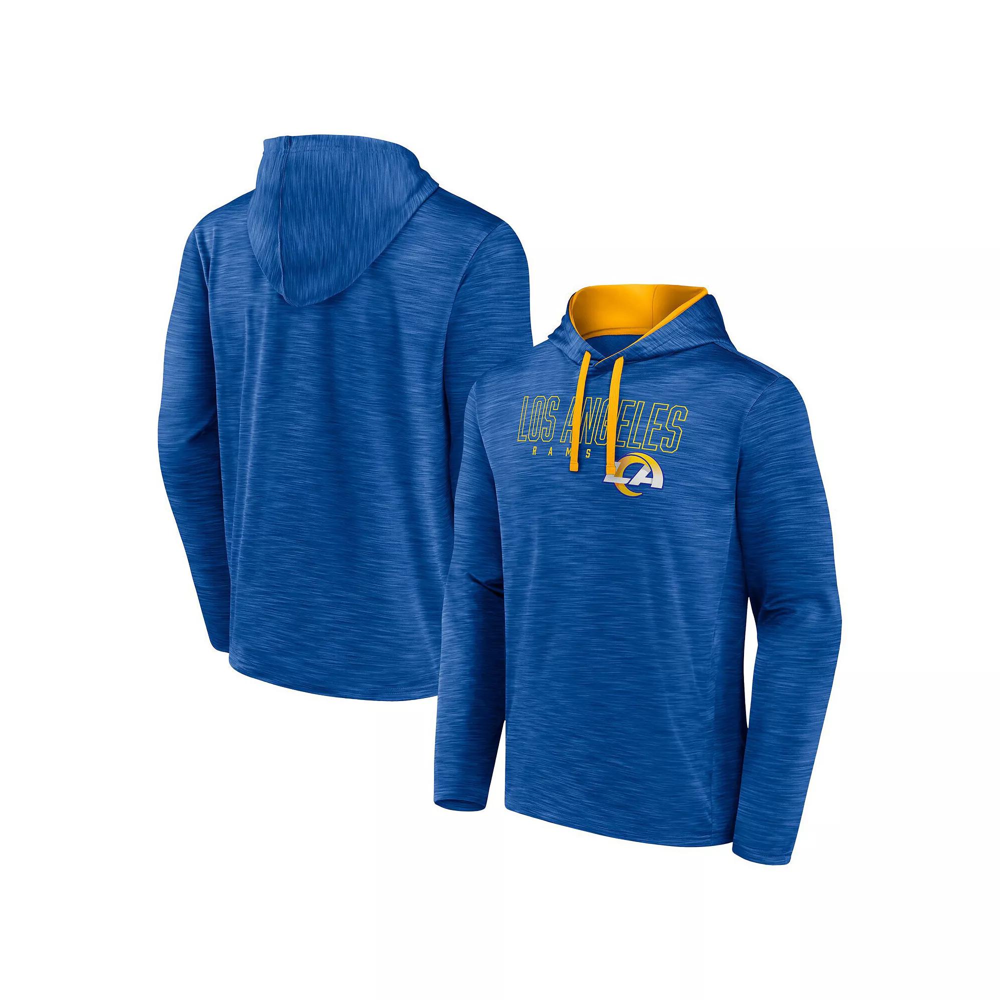 Men's Fanatics Branded Heather Black Las Vegas Raiders Hook and Ladder Pullover Hoodie,  Product Image