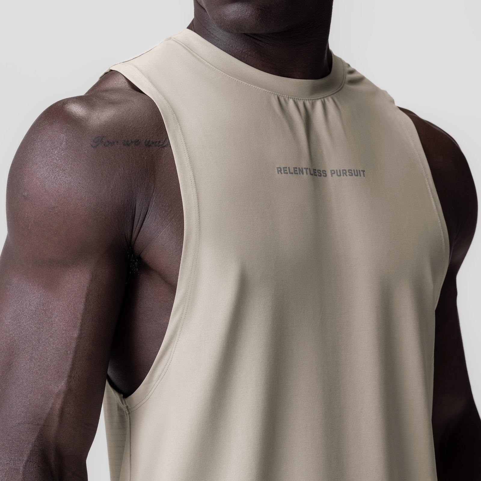 0837. 3D-Lite® 2.0 Lycra® Muscle Tank - Sand Smoke "RP" Product Image