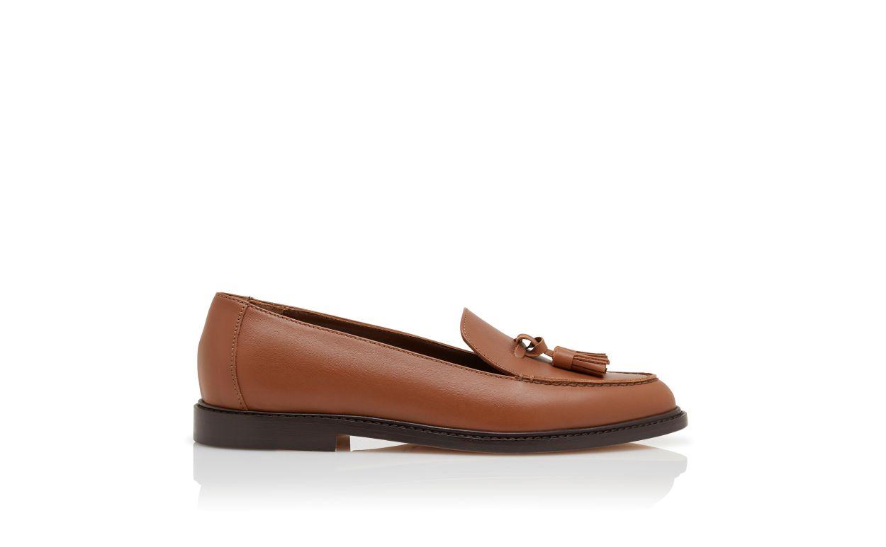 BUCKY Brown Calf Leather Loafers Product Image