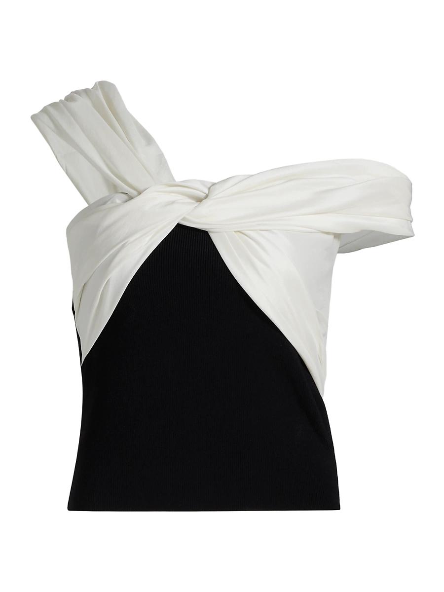 Womens Celiana Twist Rib-Knit Combo Top Product Image