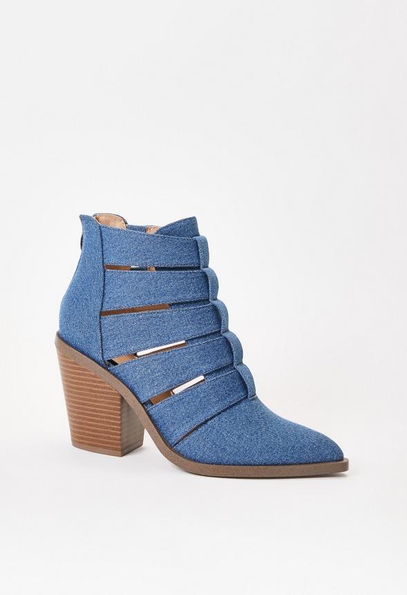 JustFab Margaux Platform Loafer Pump Womens Black/ White Size 8.5 Product Image