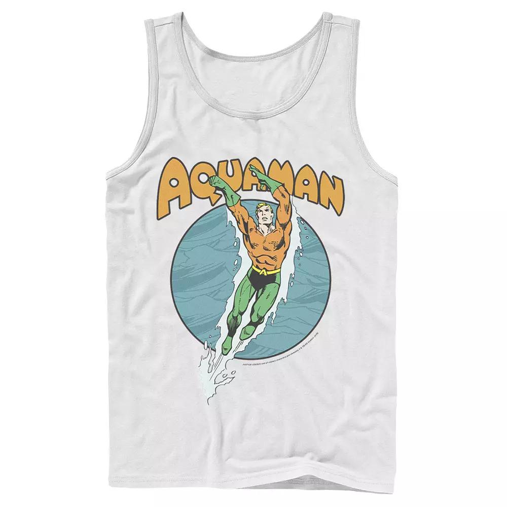 Men's DC Comics Aquaman Swimming Dance Tank Top,  Product Image