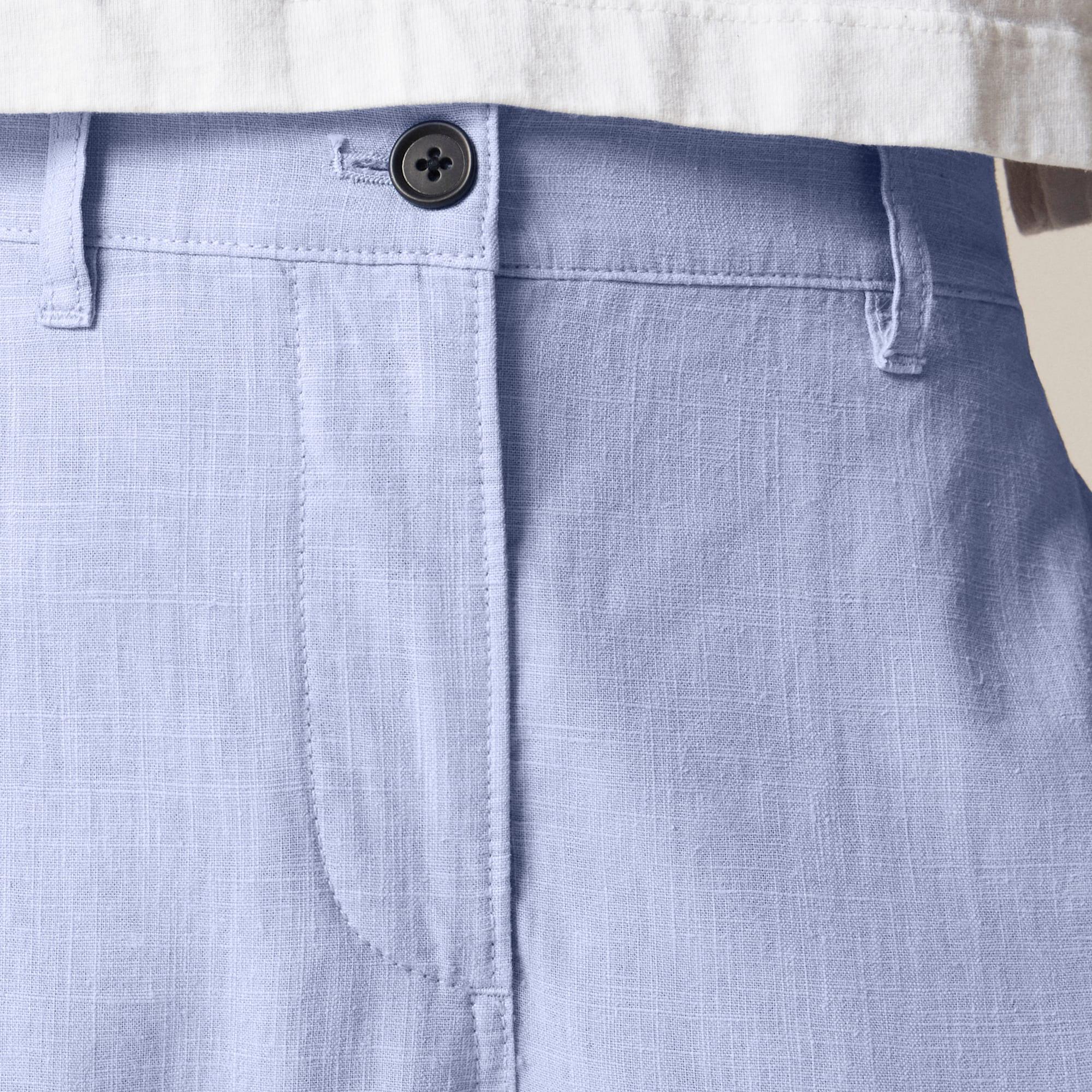 Relaxed barrel-leg pant in linen blend Product Image