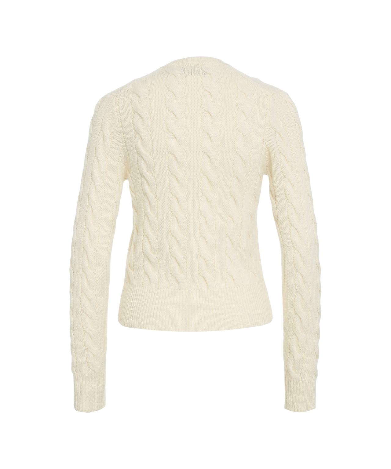 Cardigan with cable knit pattern Product Image