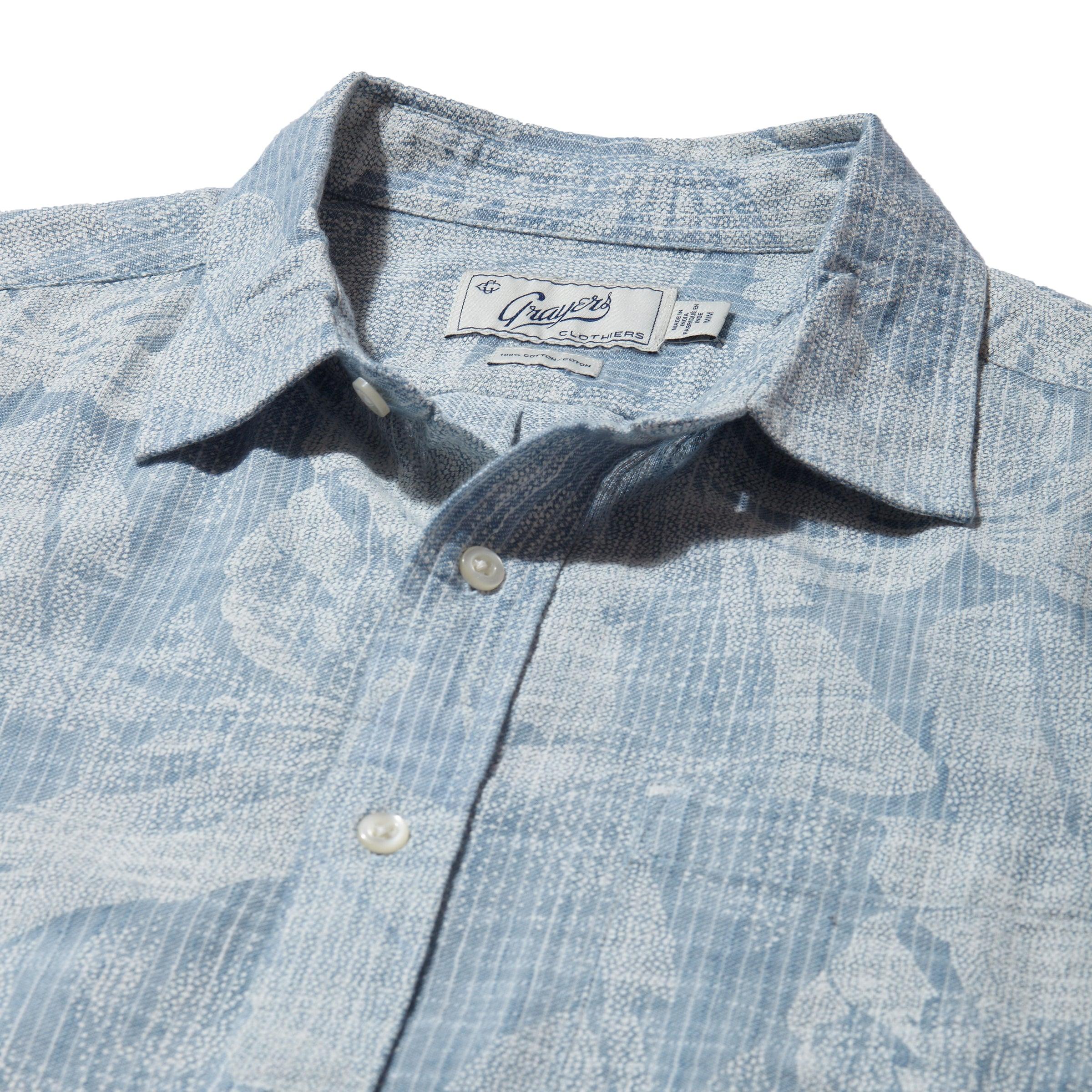 Madras Cottage Loom Printed Shirt - Mr. Chow Print Product Image