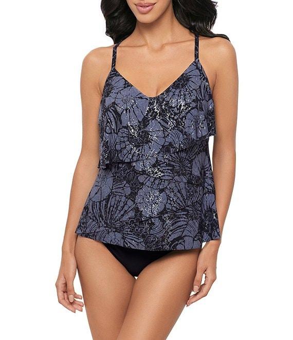 Magicsuit Solid Jersey Brief Shirred Swim Bottom Product Image