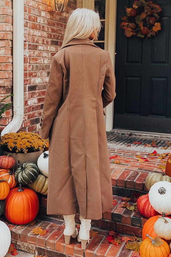 City Nights Coat in Mocha Product Image