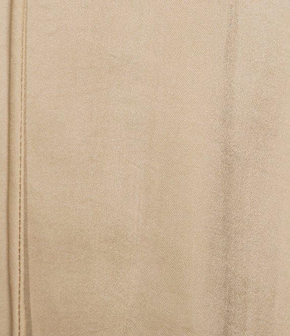 Current Air Split Tie V-Neck Flutter Sleeve Blouse Product Image