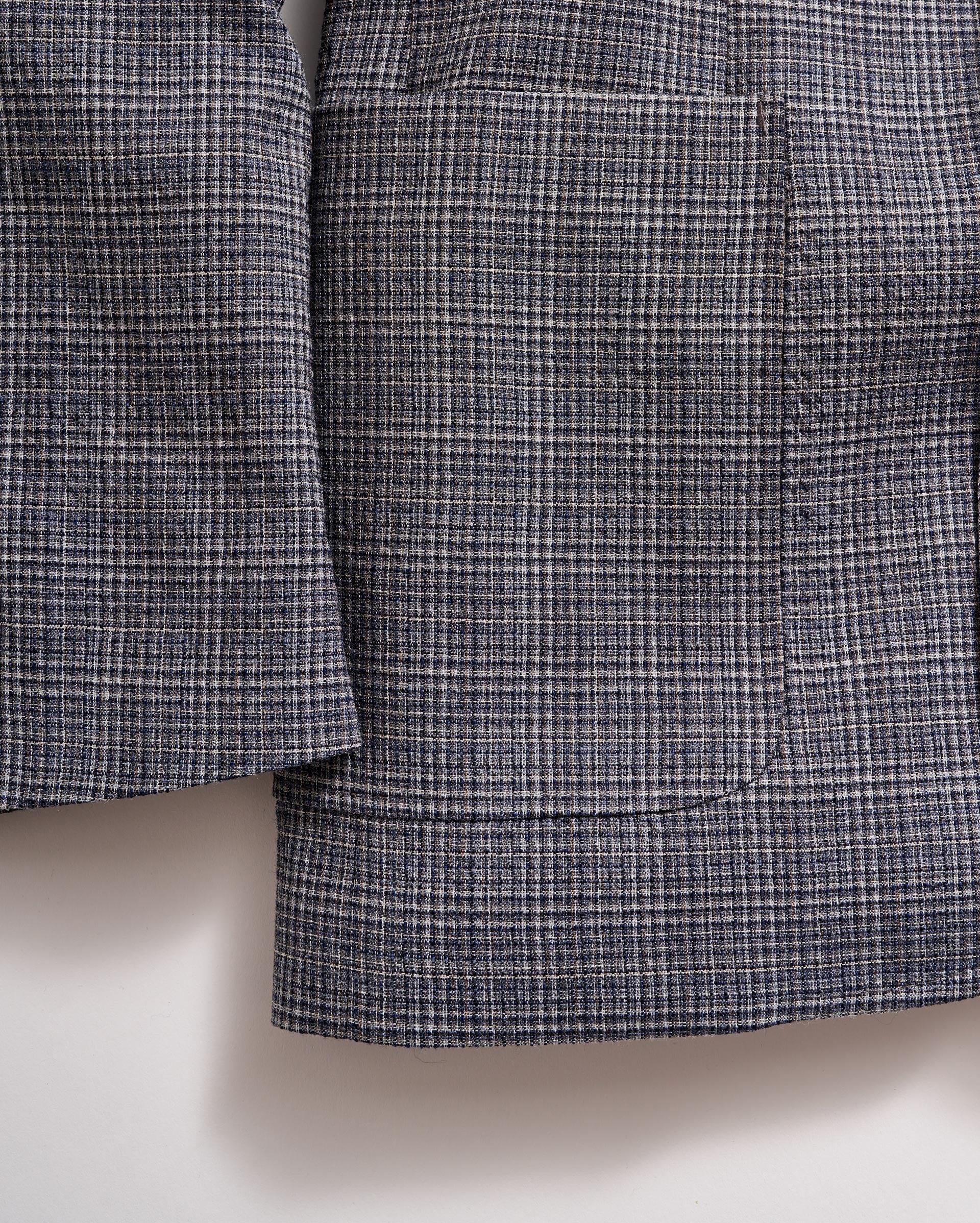 Micro-Plaid Walton Jacket -  Product Image