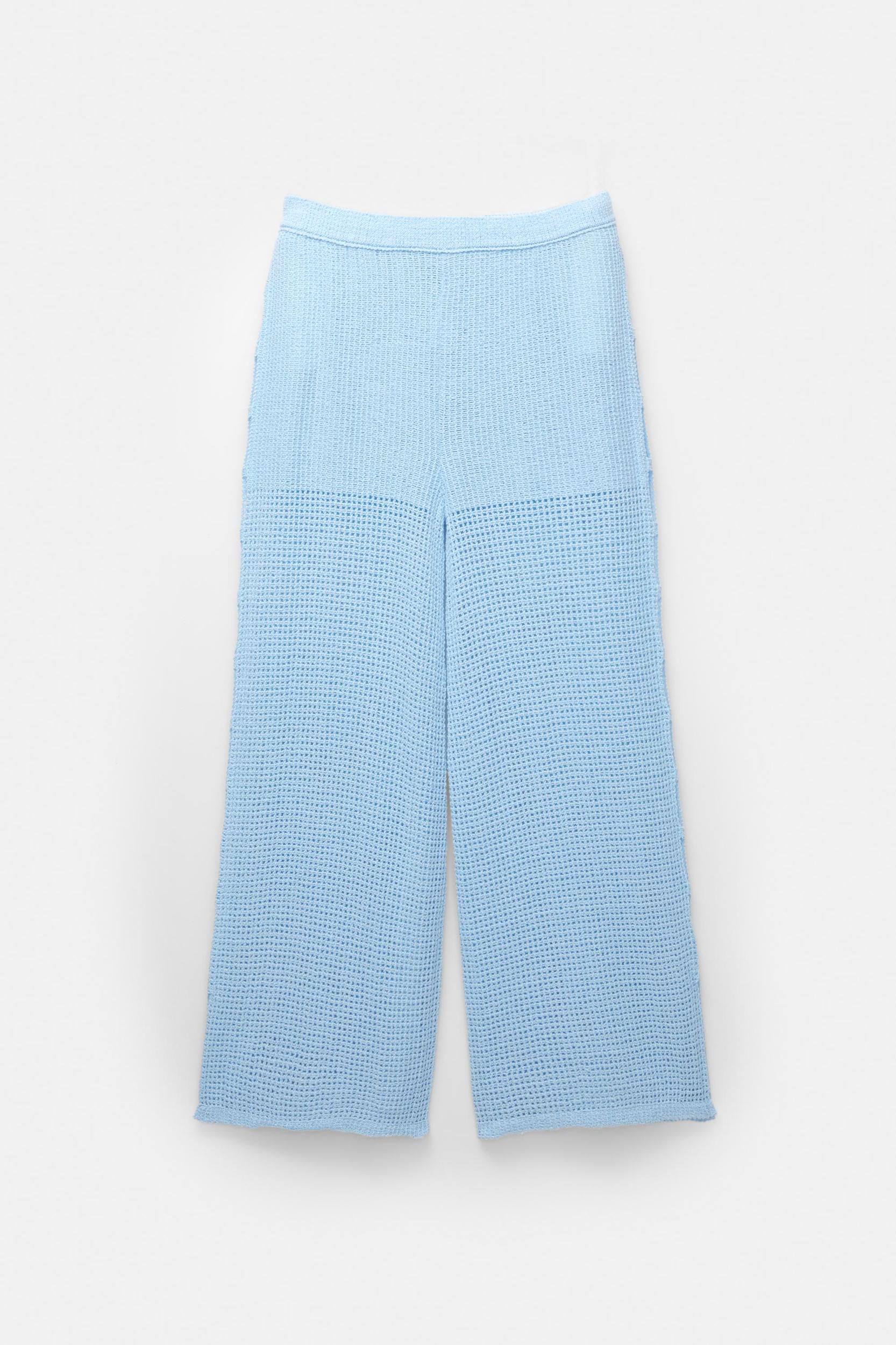 Knit pants with slits Product Image