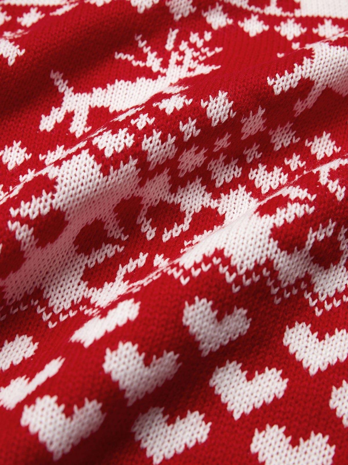 Ugly Christmas Jacquard Knitted Sweater Product Image